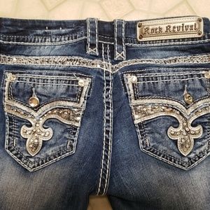 Womens rock revival jeans